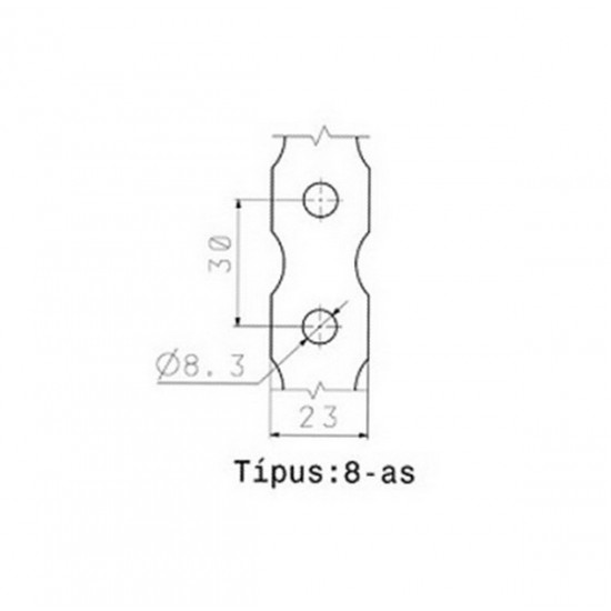 Hiltiszalag Földes 8 mm / 10 m